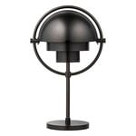 GUBI Multi-lite portable table lamp, black brass, product image