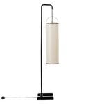 GUBI Silk Lantern lattiavalaisin, luonnonvalkoinen silkki - mattamusta, näkymä 1