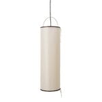GUBI Silk Lantern pendant, natural white silk - semi matt black, view 1