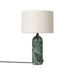 GUBI Gravity table lamp, small, emerald marble - canvas, view 1