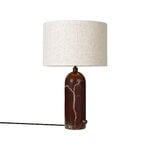 GUBI Gravity table lamp, small, maroon marble - canvas, view 1