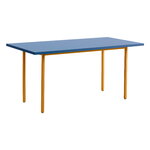 HAY Two-Colour bord, 160 x 82 cm, ockra - blått