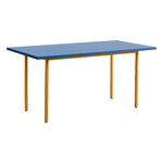 HAY Two-Colour table, 160 x 82 cm, ochre - blue, product image