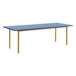 HAY Two-Colour pöytä, 240 x 90 cm, okra - sininen
