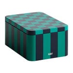 HAY Tin container, S, green - dark blue, product image