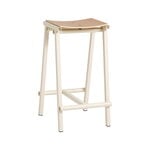 HAY Taburete 8 bar stool, low, 65 cm, eggshell - lacquered oak, product image