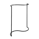 HAY Colour Rack clothes rack, S-shape, black