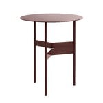 HAY Shim coffee table, diam. 45 cm, h. 51 cm, bordeaux, product image