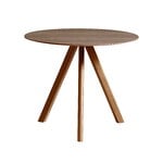 HAY Table CPH20 2.0, 90 cm, noyer laqué - placage en noyer laqué