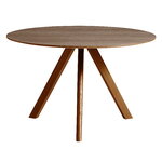 HAY CPH20 2.0 table, 120 cm, lacquered walnut - lacquered walnut veneer, product image