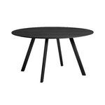 HAY Table CPH25 2.0, 120 cm, chêne noir - placage en chêne noir