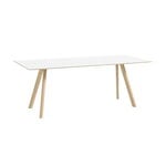 HAY Table CPH30 2.0, 200 x 90 cm, chêne laqué - stratifié blanc