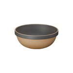 Hasami Porcelain Mid deep round bowl, 185 mm, black, product image