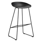 HAY About A Stool AAS38 bar stool, 75 cm, black 2.0 - black - black