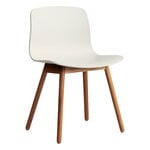 HAY About a Chair AAC12, melange cream 2.0 - lacquered walnut