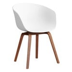 HAY About A Chair AAC22, white 2.0 - lacquered walnut
