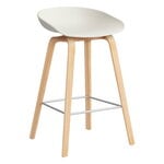 HAY About A Stool AAS32, 65 cm, Melange Cream 2.0, Eiche geseift - S
