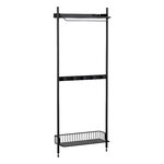 HAY Pier System 1041 wardrobe, 1 column, PS black, product image