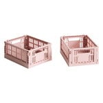 HAY Colour Crate Mini kori, 2 kpl, puuteri