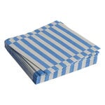 HAY Pattern napkins, lunch, set of 20, grey - blue pillar stripe