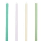 HAY Square candle, 4 pcs, pastel