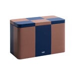 HAY Tin container, M, brown - midnight blue, product image