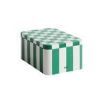 HAY Tin behållare, S, grön - off-white, produktbild