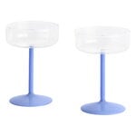 HAY Tint coupe glass, 2 pcs, light blue, product image
