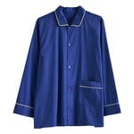HAY Camicia del pigiama Outline, maniche lunghe, blu intenso