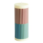 HAY Column kynttilä, M, keltainen - ruskea - v. sininen - army