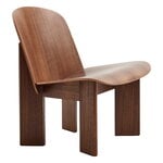 HAY Chisel lounge chair, lacquered walnut, product image