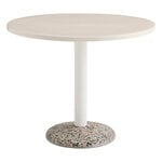 HAY Ceramic pöytä, 90 cm, warm white, tuotekuva