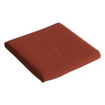 HAY Type seat cushion for chair, orange brown stripe