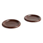 HAY Barro Teller, Set aus 2, 18 cm, burgunderrot, produktbild