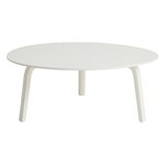 HAY Bella coffee table 80 cm, low, white, product image
