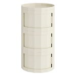 HAY Facet cabinet 30, incl. feet and castors, three doors, eggshell, product image