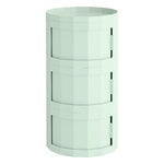 HAY Facet cabinet 30, incl. feet and castors, three doors, soft mint, product image