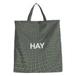 HAY Grid X-large bag, dark green, product image