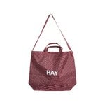 HAY Grid Crossover bag, medium, burgundy, product image