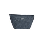 HAY Grid pouch, small, dark blue, view 1