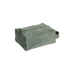 HAY Grid wash bag, small, dark green, product image