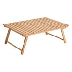HAY Outdoor Market folding table, L, natural, product image
