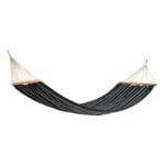 HAY Outdoor Market hammock, black - beige stripe, product image