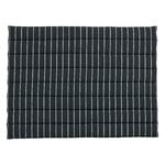 HAY Outdoor Market sofa cushion, black - beige stripe, product image