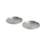 HAY Outdoor Market - plaque en acier, ensemble de 2, M, acier inoxydable, image produit