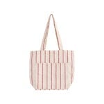 HAY Outdoor Market tote bag, beige - striscia rossa, immagine prodotto