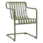 HAY Palissade Cantilever dining armchair, olive, view 1