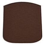 HAY Deville chaise et coussin de siège pour fauteuil, rouge fer, image produit