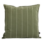 HAY Terrazza cushion, 60 x 60 cm, olive narrow stripe, product image