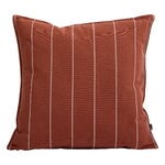 HAY Terrazza cushion, 60 x 60 cm, terracotta narrow stripe, product image